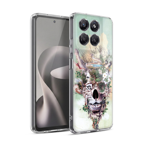 Riza Peker Skulls 5 Nature 3 Soft Gel Case for Motorola Moto G37 Power