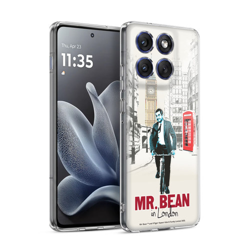 Mr. Bean London Art In London Soft Gel Case for Motorola Edge 70