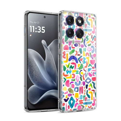 Ninola Mix Patterns Summer Tribal Soft Gel Case for Motorola Edge 70