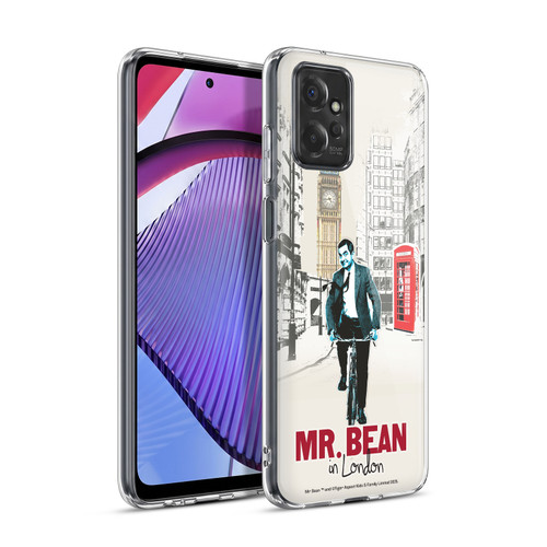 Mr. Bean London Art In London Soft Gel Case for Motorola Moto G Power (2023)
