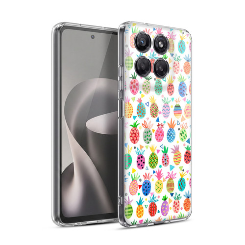 Ninola Mix Patterns Geometric Pineapples Soft Gel Case for Motorola Moto G37 Power