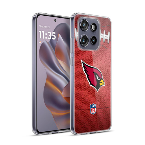 NFL Arizona Cardinals Graphics Football Soft Gel Case for Motorola Edge 50 Neo