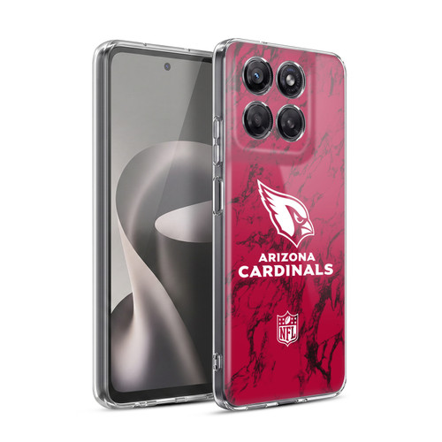 NFL Arizona Cardinals Graphics Coloured Marble Soft Gel Case for Motorola Moto G37 Power