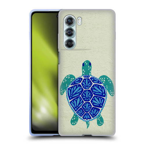 Cat Coquillette Sea Turtle Blue Soft Gel Case for Motorola Edge S30 / Moto G200 5G