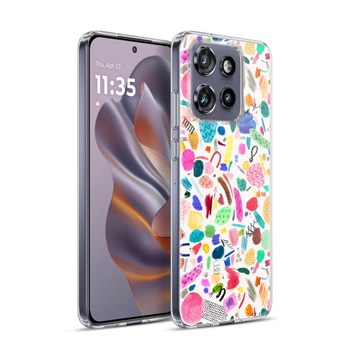 Ninola Ocean Colorful Marks Soft Gel Case for Motorola Edge 50 Neo