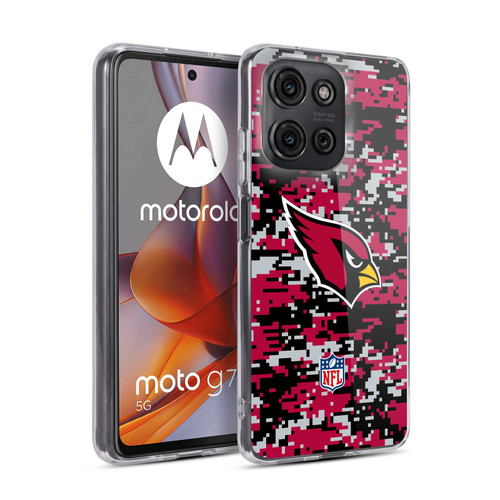 NFL Arizona Cardinals Graphics Digital Camouflage Soft Gel Case for Motorola Moto G75