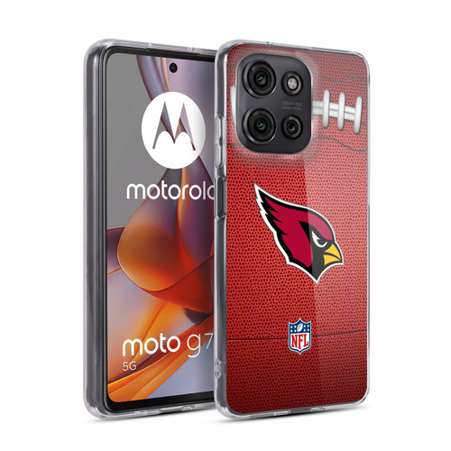 NFL Arizona Cardinals Graphics Football Soft Gel Case for Motorola Moto G75