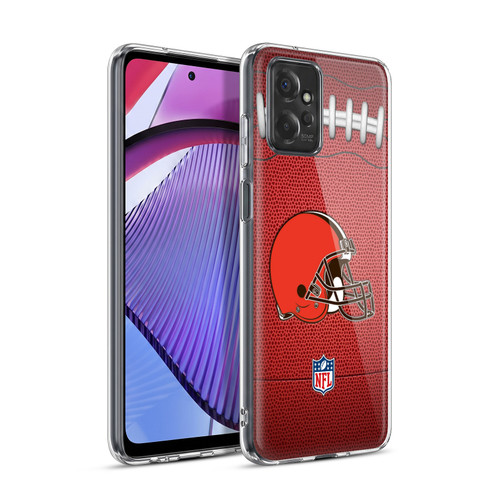 NFL Cleveland Browns Graphics Football Soft Gel Case for Motorola Moto G Power (2023)