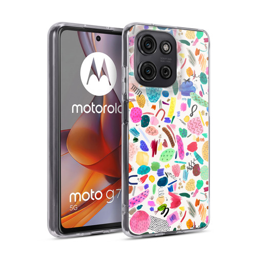 Ninola Ocean Colorful Marks Soft Gel Case for Motorola Moto G75