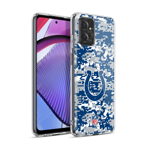 NFL Indianapolis Colts Graphics Digital Camouflage Soft Gel Case for Motorola Moto G Power (2023)
