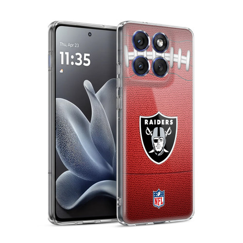NFL Las Vegas Raiders Graphics Football Soft Gel Case for Motorola Edge 70
