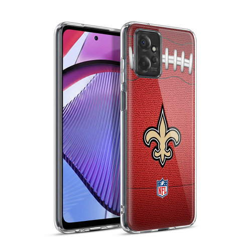 NFL New Orleans Saints Graphics Football Soft Gel Case for Motorola Moto G Power (2023)
