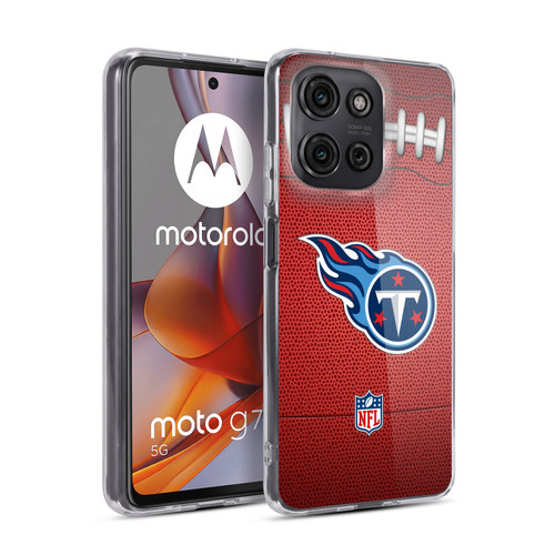 NFL Tennessee Titans Graphics Football Soft Gel Case for Motorola Moto G75