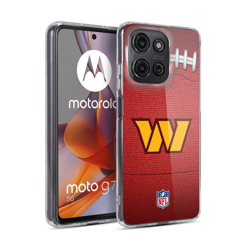 NFL Washington Football Team Graphics Football Soft Gel Case for Motorola Moto G75