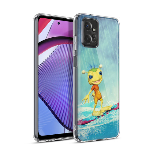 Simone Gatterwe Angels And Fairies Surfing Alien Soft Gel Case for Motorola Moto G Power (2023)
