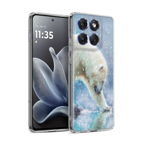 Simone Gatterwe Nature Series Snow Soft Gel Case for Motorola Edge 70