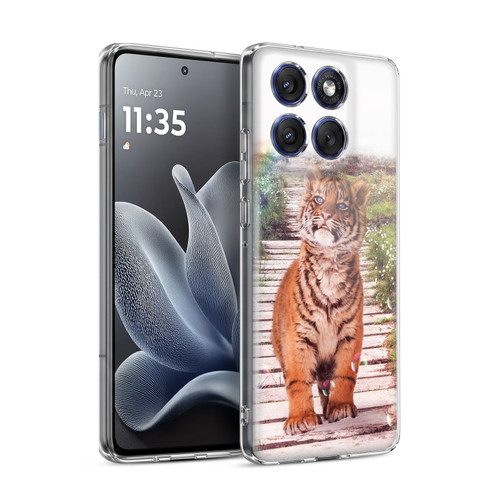 Simone Gatterwe Nature Series Tiger Soft Gel Case for Motorola Edge 70