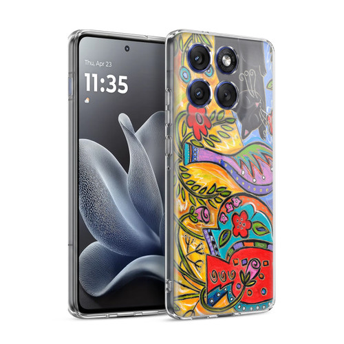 Wyanne Nature Flower Shop Catnap Soft Gel Case for Motorola Edge 70