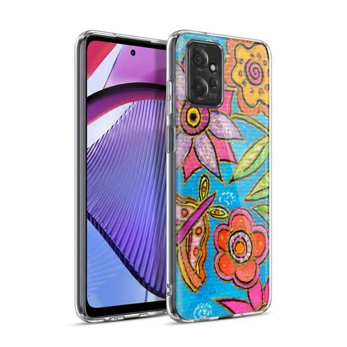 Wyanne Nature Funky Flowers And Butterfly Soft Gel Case for Motorola Moto G Power (2023)