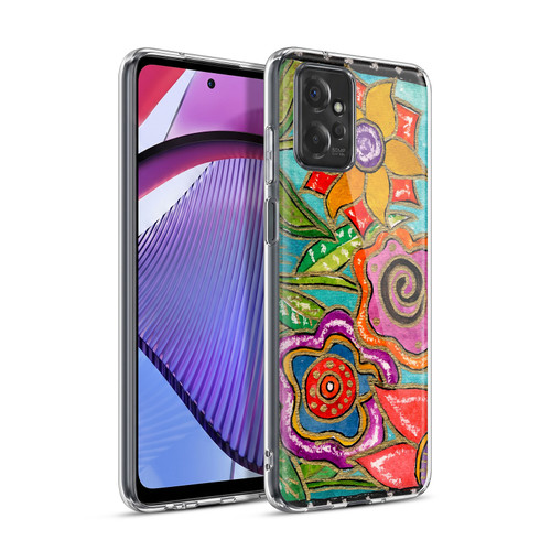 Wyanne Nature Funky Flower Garden Soft Gel Case for Motorola Moto G Power (2023)