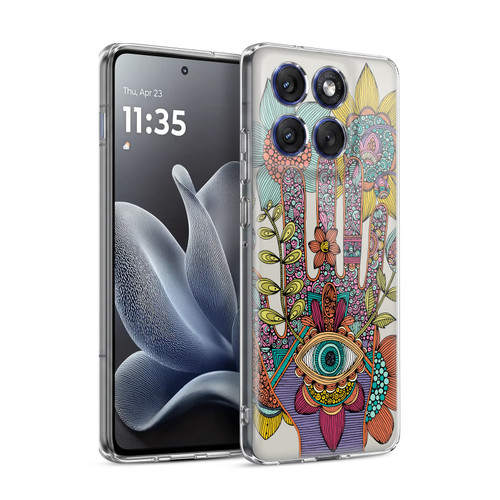 Valentina Symbols Illustration Hamsa Soft Gel Case for Motorola Edge 70