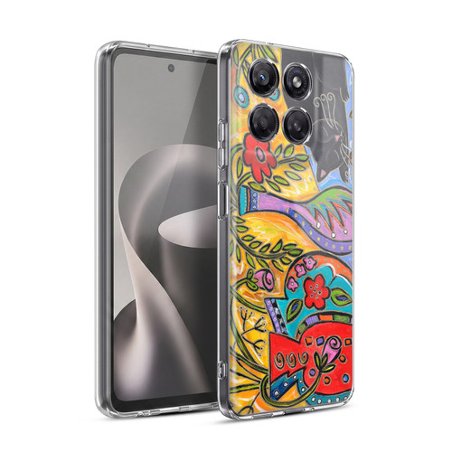 Wyanne Nature Flower Shop Catnap Soft Gel Case for Motorola Moto G37 Power