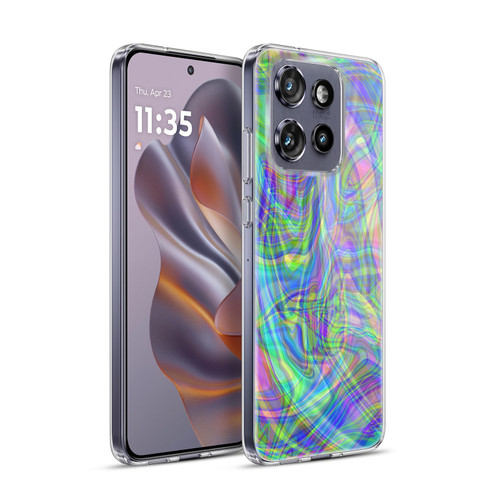Suzan Lind Colours & Patterns Iridescent Abstract Soft Gel Case for Motorola Edge 50 Neo