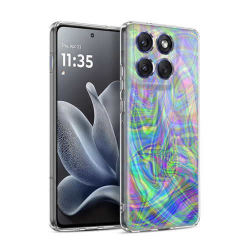 Suzan Lind Colours & Patterns Iridescent Abstract Soft Gel Case for Motorola Edge 70