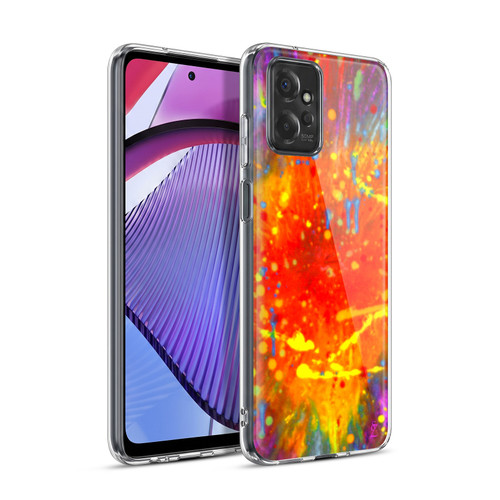 Suzan Lind Colours & Patterns Power Of Love Soft Gel Case for Motorola Moto G Power (2023)