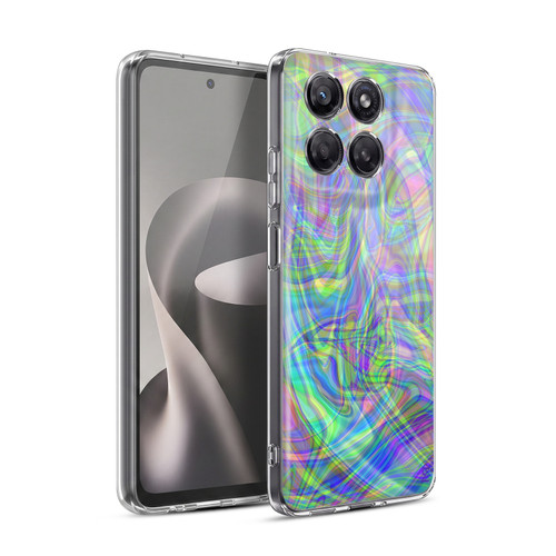 Suzan Lind Colours & Patterns Iridescent Abstract Soft Gel Case for Motorola Moto G37 Power