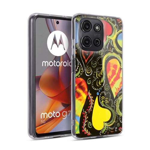 Suzan Lind Colours & Patterns Love Dance Soft Gel Case for Motorola Moto G75