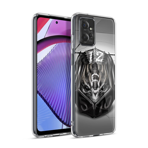 Stanley Morrison Black And White Dragon Gaming Dice Soft Gel Case for Motorola Moto G Power (2023)