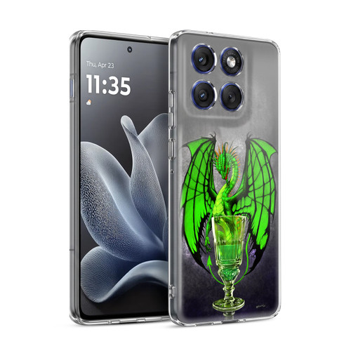 Stanley Morrison Dragons Absinthe Green Drink Soft Gel Case for Motorola Edge 70