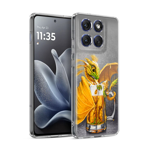 Stanley Morrison Dragons Amber Beer Drink In Mug Soft Gel Case for Motorola Edge 70