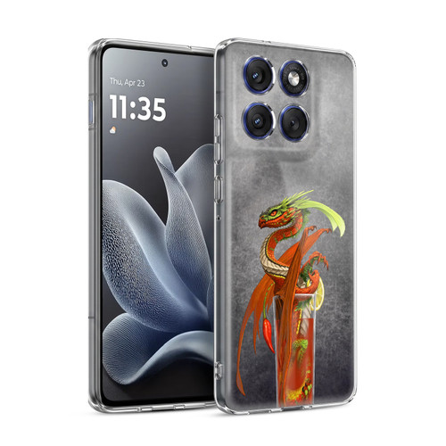 Stanley Morrison Dragons Red Tomato Bloody Mary Soft Gel Case for Motorola Edge 70