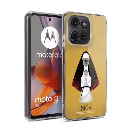 The Nun Valak Graphics Pray Soft Gel Case for Motorola Moto G75
