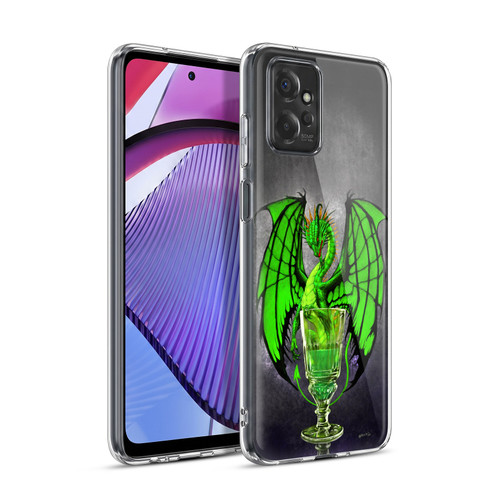 Stanley Morrison Dragons Absinthe Green Drink Soft Gel Case for Motorola Moto G Power (2023)