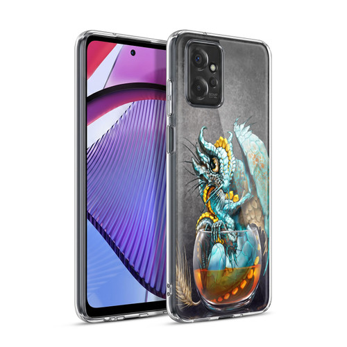 Stanley Morrison Dragons Aqua Ice Whiskey In Glass Soft Gel Case for Motorola Moto G Power (2023)