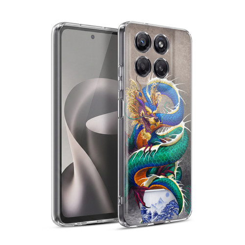Stanley Morrison Dragons Asian Sake Drink Soft Gel Case for Motorola Moto G37 Power