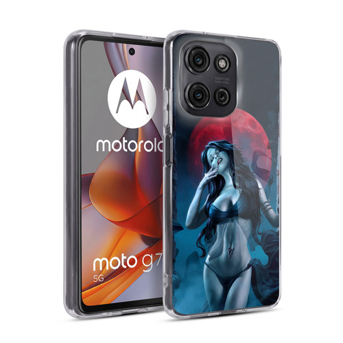 Tom Wood Fantasy Blood Lust Vampire Soft Gel Case for Motorola Moto G75