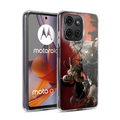 Tom Wood Fantasy Dark Rider Soft Gel Case for Motorola Moto G75