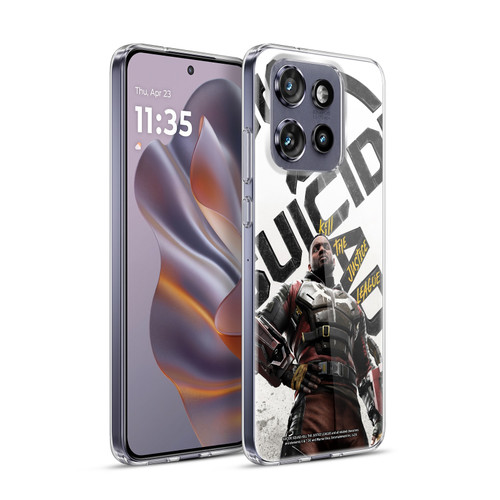 Suicide Squad: Kill The Justice League Key Art Deadshot Soft Gel Case for Motorola Edge 50 Neo