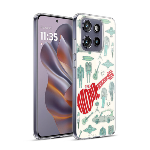 The Monkees Graphics Pattern Soft Gel Case for Motorola Edge 50 Neo
