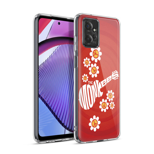 The Monkees Graphics Pattern In Red Soft Gel Case for Motorola Moto G Power (2023)