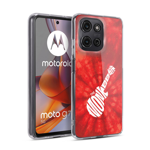 The Monkees Graphics Logo In Red Soft Gel Case for Motorola Moto G75