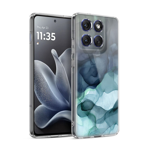UtArt Dark Night Marble Heavy Smoke Soft Gel Case for Motorola Edge 70