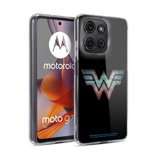 Wonder Woman 1984 Logo Art Main Soft Gel Case for Motorola Moto G75
