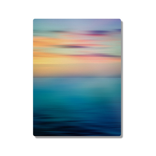 Cosmo18 Paradise Abstract Seascape 300X400mm Portrait Metal Wall Art Print - Wall Decor for Living Room, Bedroom & Gaming Room