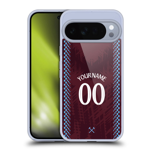 Custom Customised Personalised West Ham United FC 2026/27 Crest Kit Home Soft Gel Case for Google Pixel 10 Pro XL