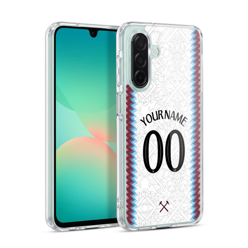 Custom Customised Personalised West Ham United FC 2026/27 Crest Kit Away Soft Gel Case for Samsung Galaxy A26 5G